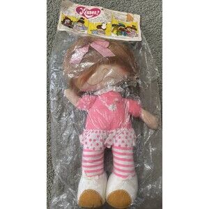 RARE Cloth 14" Vivian Green Kisses © Doll made by Goldberger EeGee's